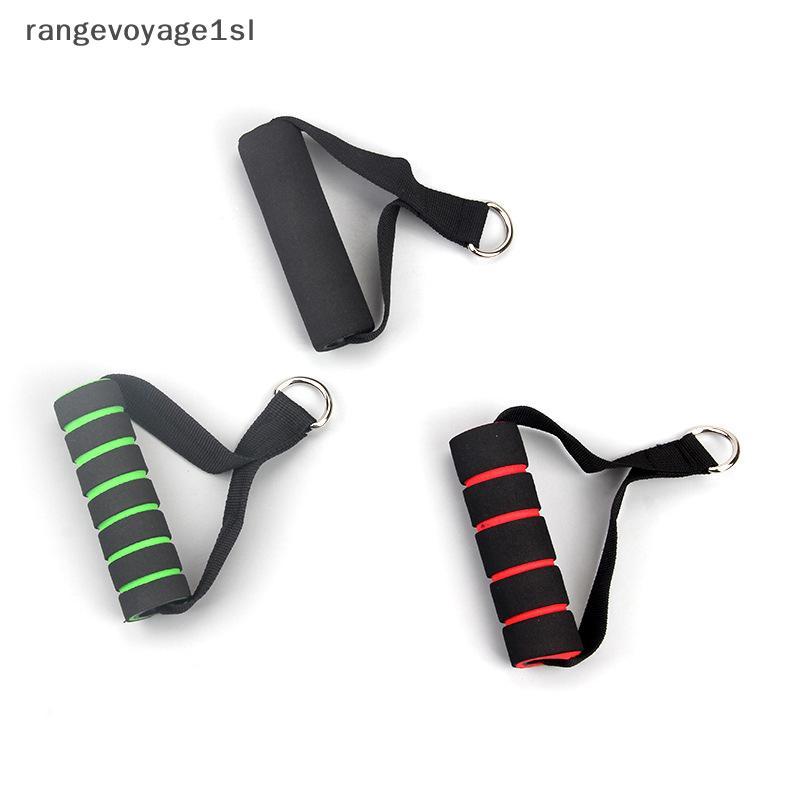 [rge] D-Ring Metal Gym Handles Grip Workout Heavy Duty Cable Machine Handle Com Gancho Para Faixas De Resistência Domést