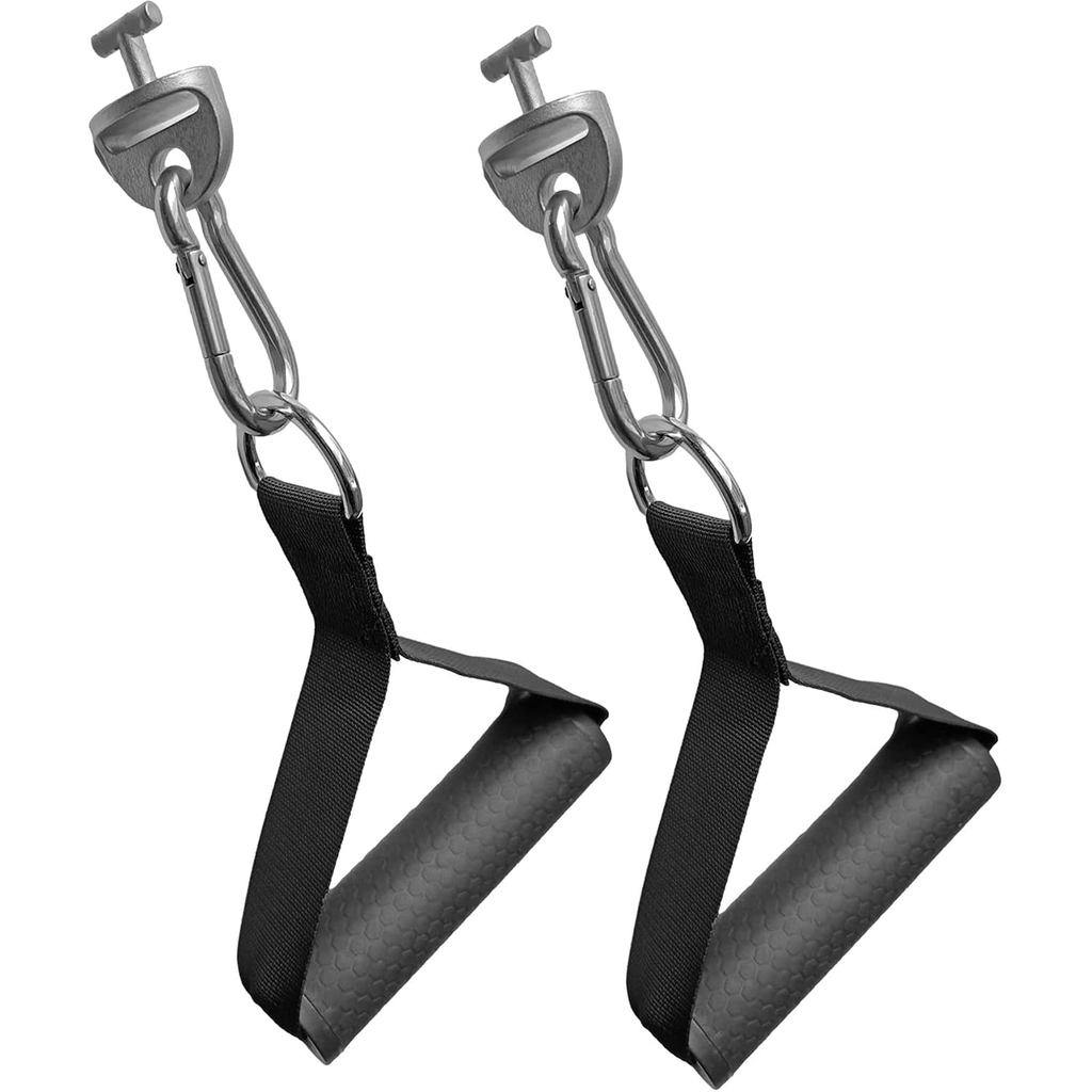 1Pair Tonal Accessories with T Lock Adapter,Tonal Gym Machine Accessories,Exercise Handles Cable Machine Handles Attachm