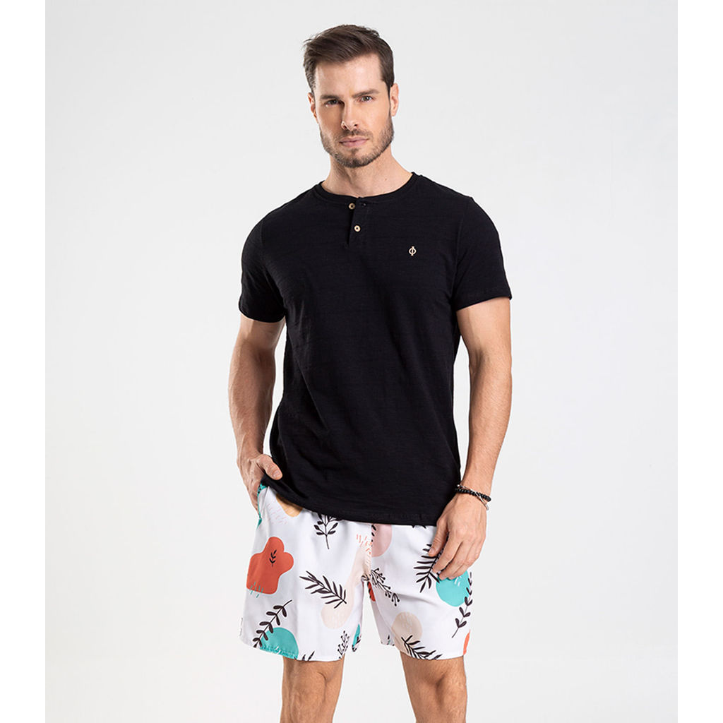 Bermuda Masculina De Microfibra Long Bong Branco