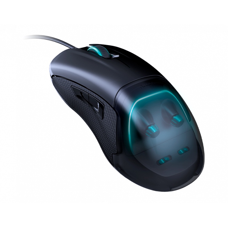Mouse Nacon Wired Gaming Mouse GM-500ES - Optical Sensor - 6400DPI - Cabo 1,8m (Com fio, Preto)