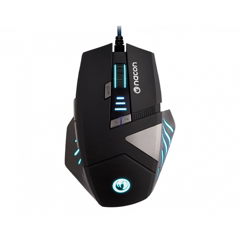 Mouse Nacon Wired Gaming Mouse GM-300 - Optical Sensor - 2500DPI - Cabo 1,8m (Com fio, Preto)