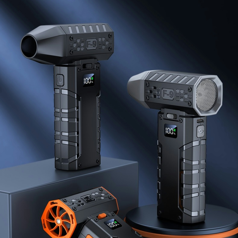 Único 160000RPM Mini Ventilador Violento , De Ar Elétrico 6000mAh Motor Brushless De Alta Velocidade USB Recarregável Po