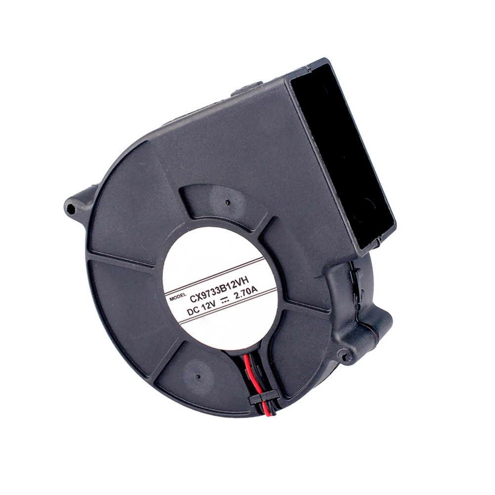 [qkc] 9733 Para Turbo Blower DC12V24V Brushless Cooler Rolamento De Esferas Centrífugo Exaustor