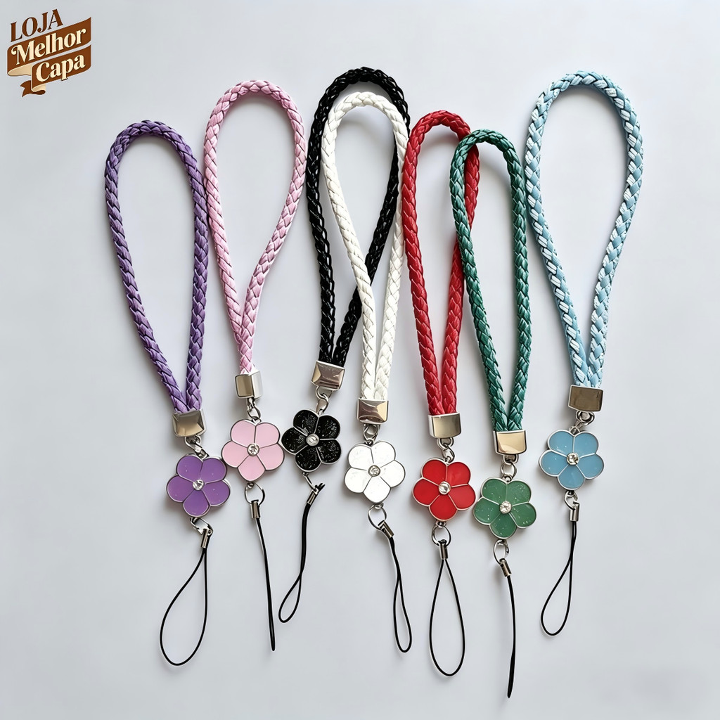Cordão Para Capinha De Flower Celular Bow Cordinha Lanyard GS005