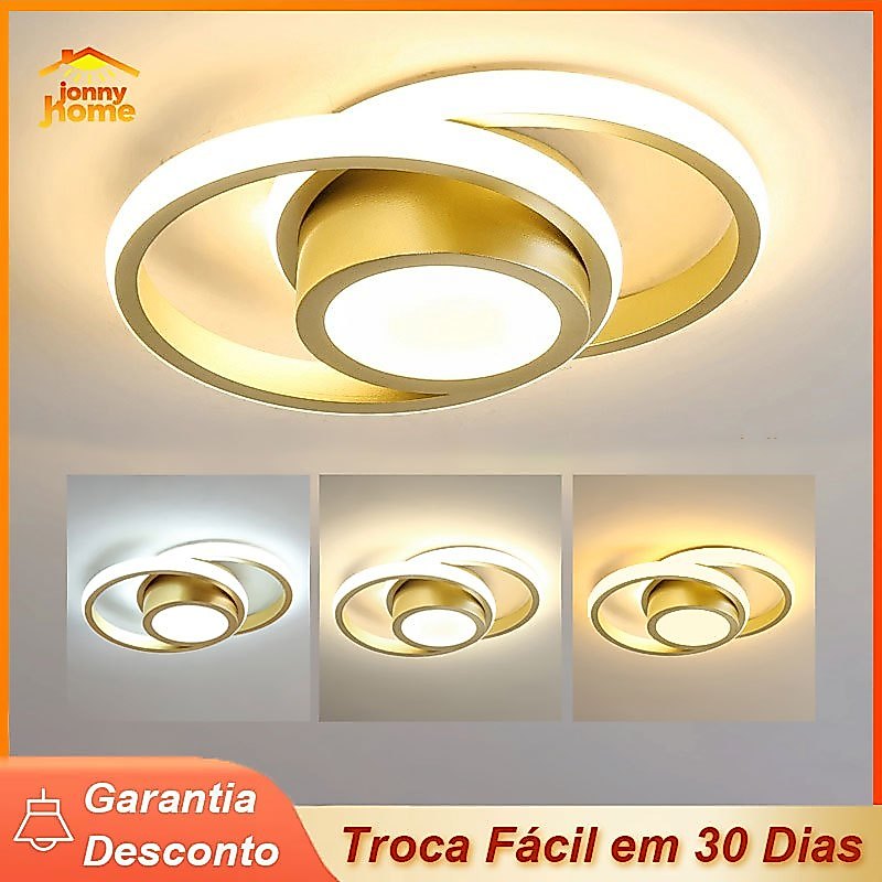 Luminária De Teto Led Decoração Minimalista Moderno Pendente Lustre Plafon para Sala Quarto Ceiling Light