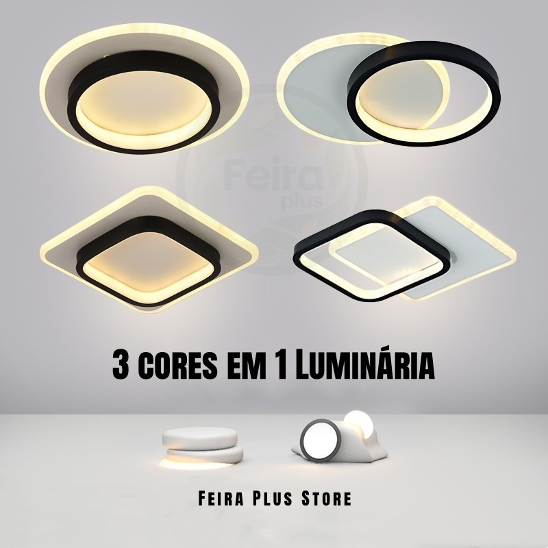 Luminária De Teto Led Decoração Minimalista Moderno Pendente Lustre Plafon para Sala Quarto Ceiling Light 110/220V