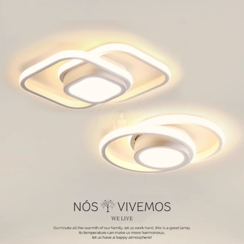 Luminária De Teto Led Decoração Minimalista Moderno Pendente Lustre Plafon para Sala Quarto Ceiling Light