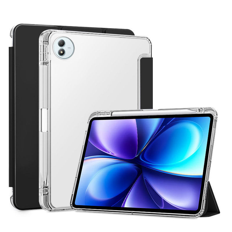 Capa Protetora Para iQOO Pad6 Pad5e Pad5c Pad5 Pro De Silicone Pad2 Pad Air Tri-Folding Stand Tablet Matte Clear Pen Slo