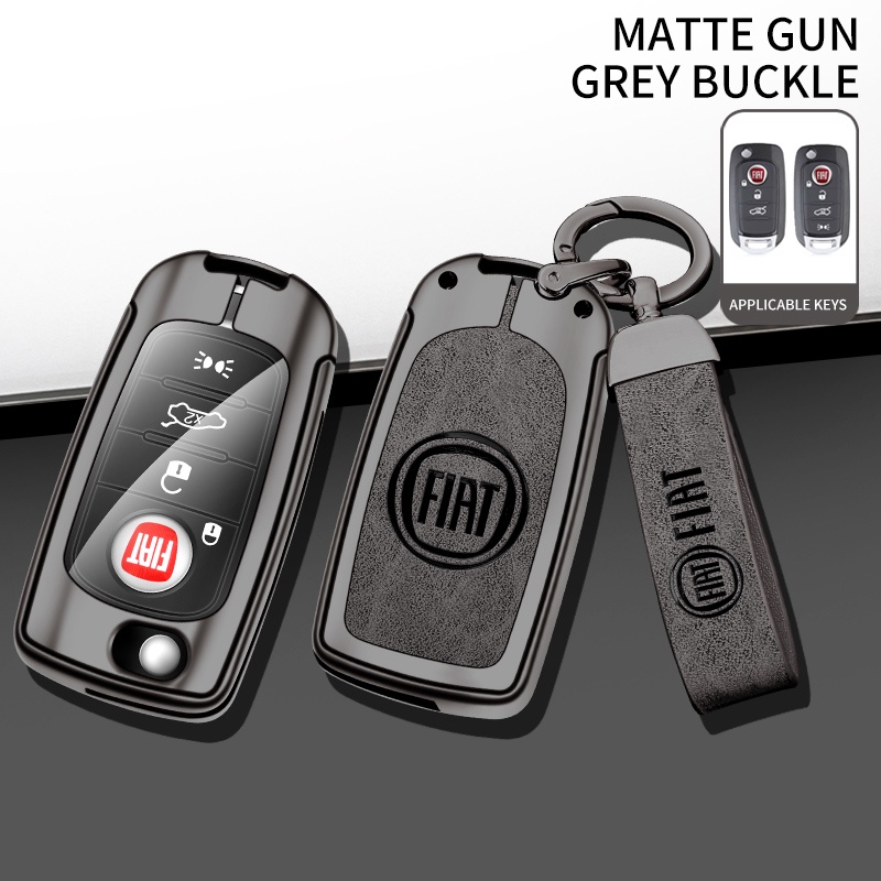 Capa Para Chave De Liga De Zinco Carro Flip FIAT Tipo Toro Nuovo Freedom 500X Doblo Argo Grazie Folding Key Protector