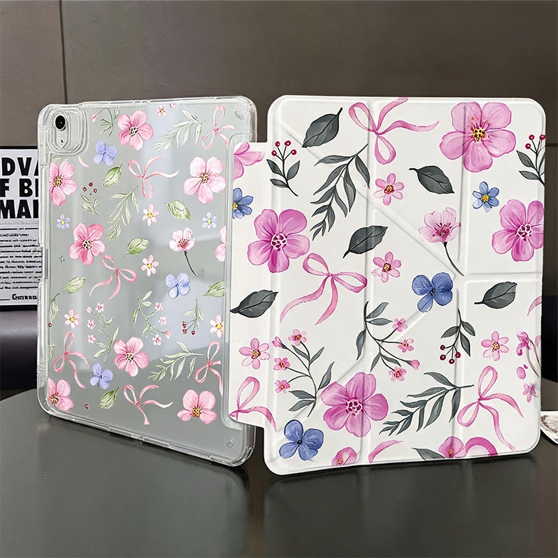 Para iPad10 10.9'iPad11 iPad12 11.0 Polegadas 2026 Bonito Desenho Animado Y-Folding Transformable Stand Case ipad 10a 11
