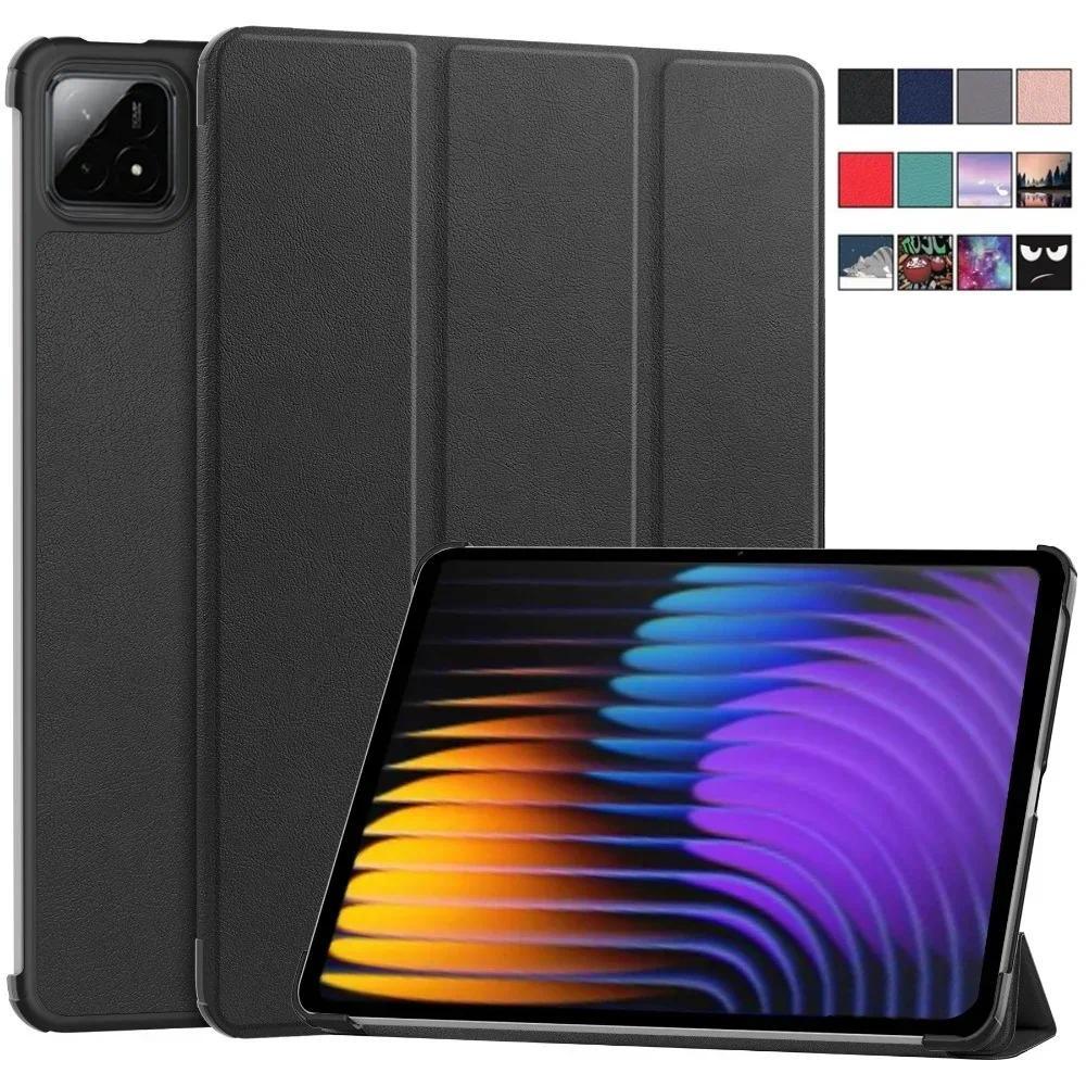  Para Xiaomi Pad 8 8 Pro 11.2 Capa 2025 Poco X1 11.2 Polegadas Tri-Folding Flip Stand Case Funda 7/7 2024 Com De Dormir