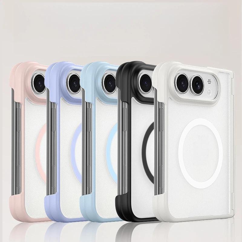Compatível Com 18 Ultra Phone Case 18 Fold Magnético Cover PC + TPU Soft Edge Full Wrap Folding Shell