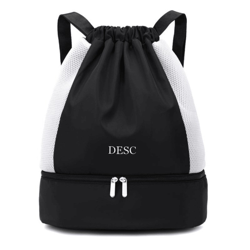 Mochila Saco Unissex Grande Impermeável Academia Gym Esporte Leve Espaçosa Varias Cores Porta Roupas,Toalhas,Sapatos