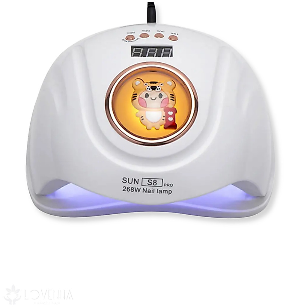 Cabine Sun S8 Pro Sioux 57 LEDs 268w Unha Gel Acrigel Secagem Rápida