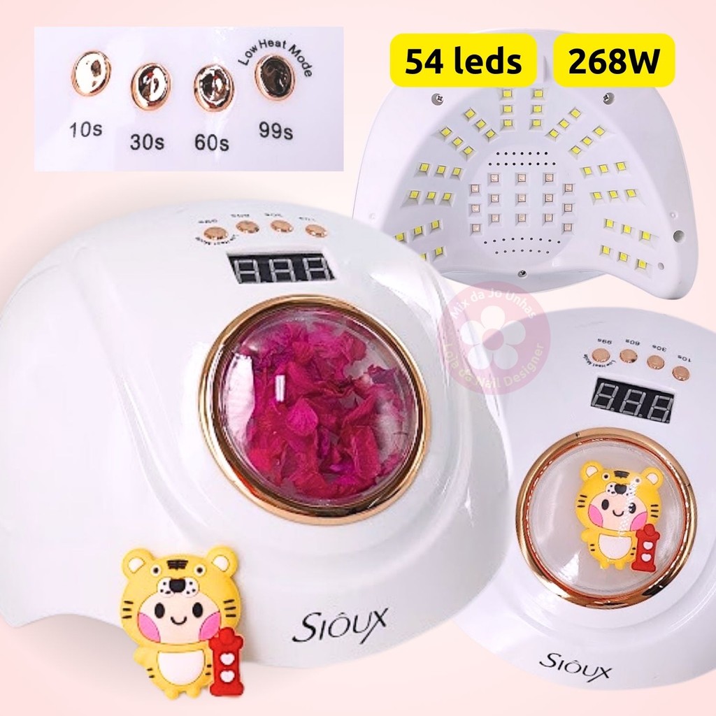 Cabine Ursinho 268W 54 Lâmpadas Alta potência UV/LED