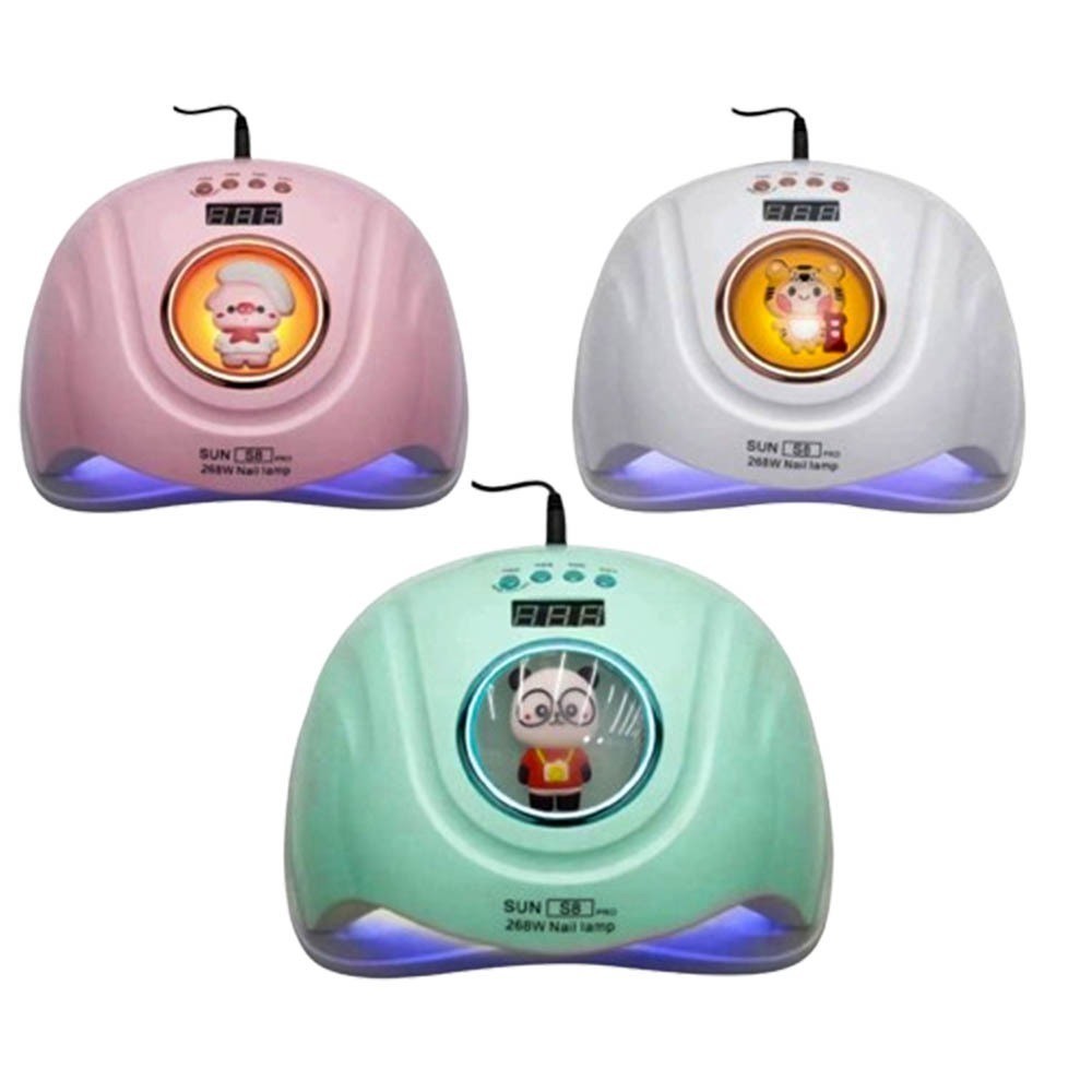 Cabine de Unha Sun S8 Profissional 268w Para Unhas de Gel Led Uv Com Bichinho Bivolt