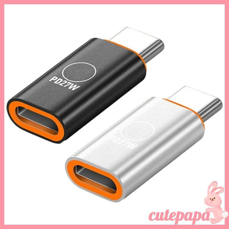 Adaptador cutepa Travel Metal Data Sync Type c Para Fonte Alimentação Comutação Dispositivo Diário