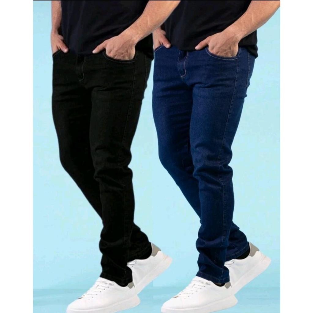 kit calças jeans masculina tradicional para trabalho direto da fabrica envio imediato promoção