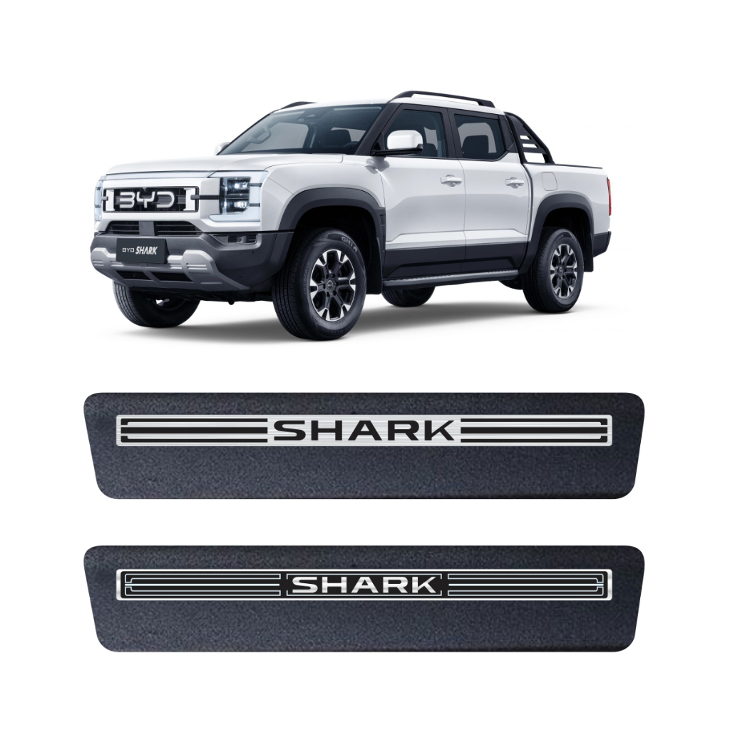 Kit Soleira Resinada Byd Shark Jogo Premium 4 Portas
