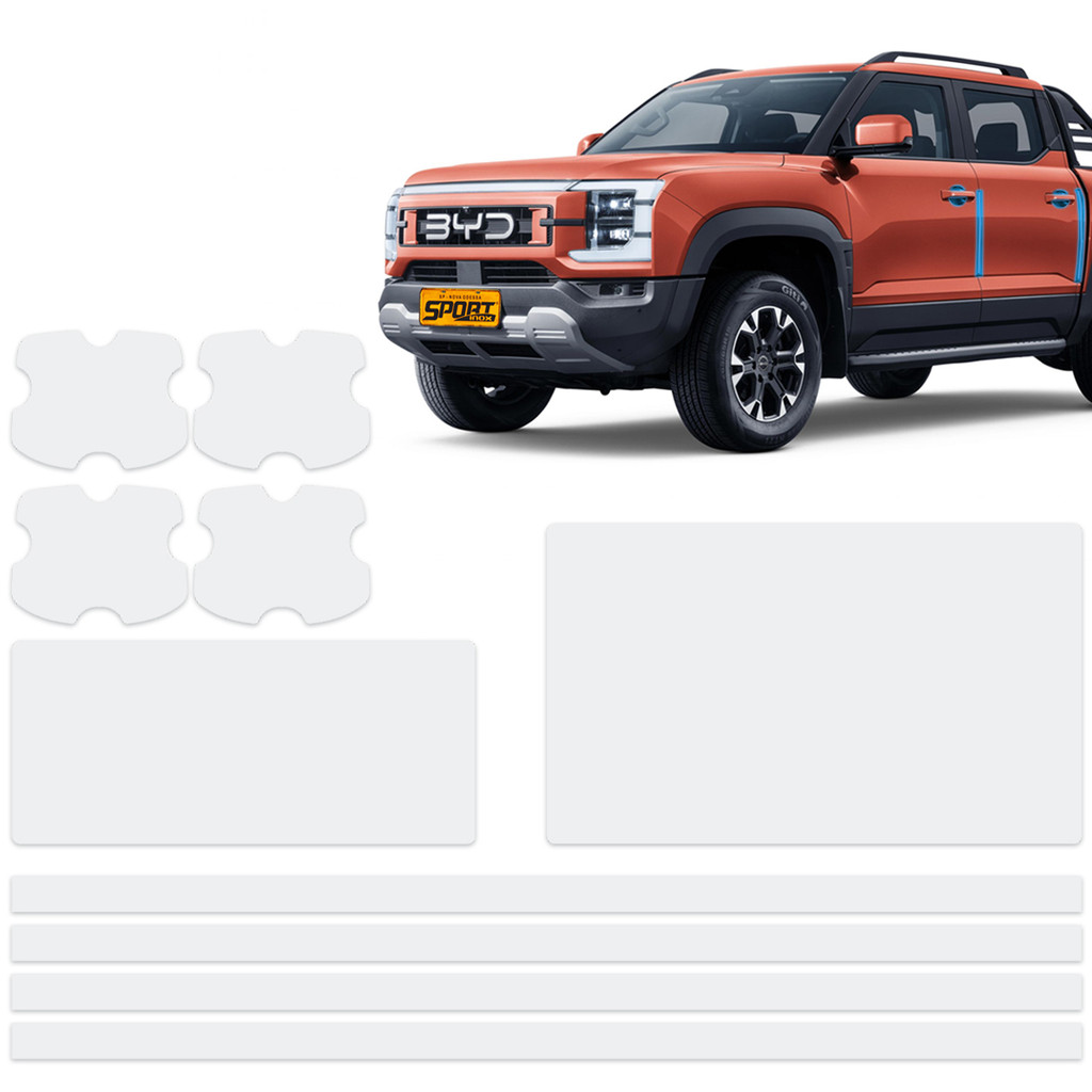 Adesivos Ppf Premium Para Byd Shark 2025 Brilhante Completo