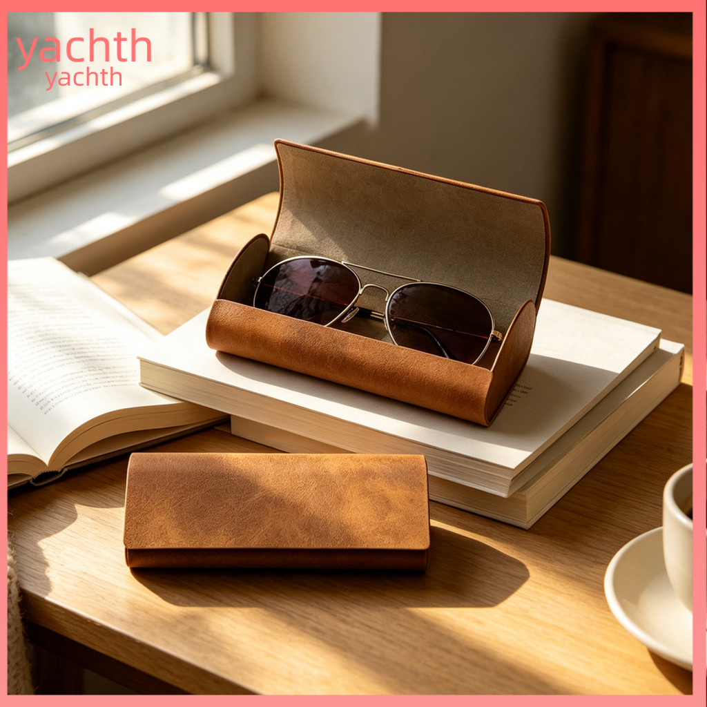 Compact Glasses Carrier Hard Shell Case Vintage Magnetic Eyeglasses Portable Anti-crush Sunglasses Holder Travel Protect