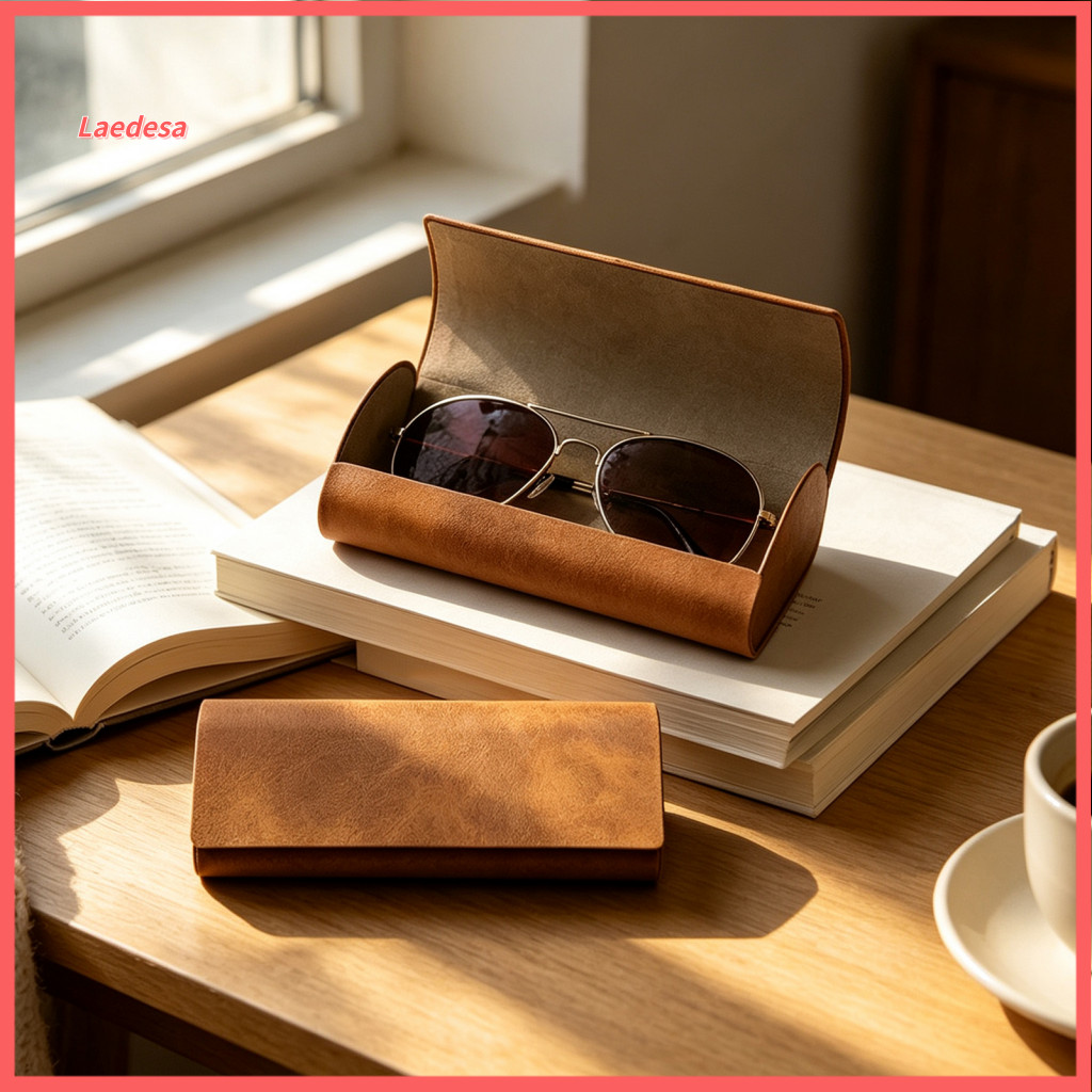 Business Trip Glasses Box Hard Shell Case Vintage Magnetic Eyeglasses Portable Anti-crush Sunglasses Holder Travel Prote