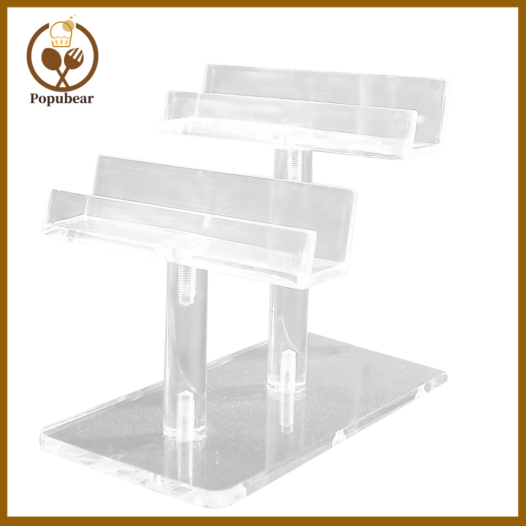 Durable Acrylic Glasses Holder Multi-tier Display Stand Heavy Duty Non-slip Eyewear Rack for Sunglasses Eyeglasses Deskt