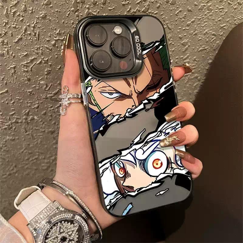 One piece Capinha capa iPhone xr xs max 7/8 11 12 13 14 15 16 17 pro max plus silicone case Fosco Anti-impacto