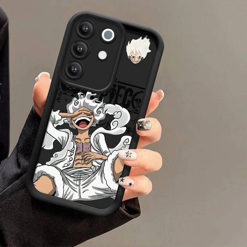 realme C85 C85Pro 5G One Piece Luffy Case Capa Flexível De Silicone De Cor Sólida