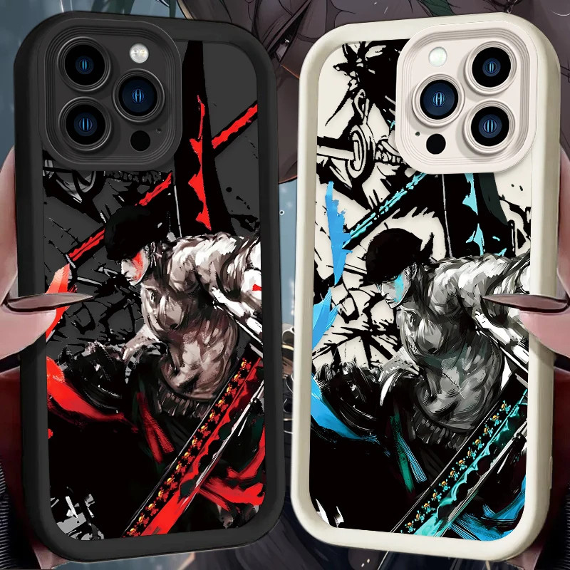 Capa Para Motorola Edge 50 Pro 50 Ultra 50 Fusion 50 Neo Moto E40 E32 E30 E22 E22i E13 Cartoon Silicone One Piece Zoro P