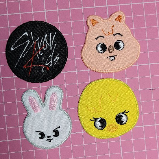 Patch Bordado Stray Kids SKZ Termocolante Aplique Kpop Para Jaqueta Mochila Camiseta Estojo Custom Pronta Entrega