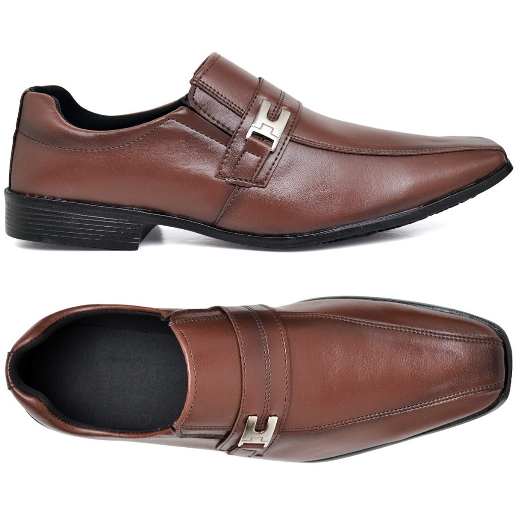 Sapato Social Masculino Confortável Mocassim Sapatenis Casual Mocassim Trabalho Presente Dia Pais
