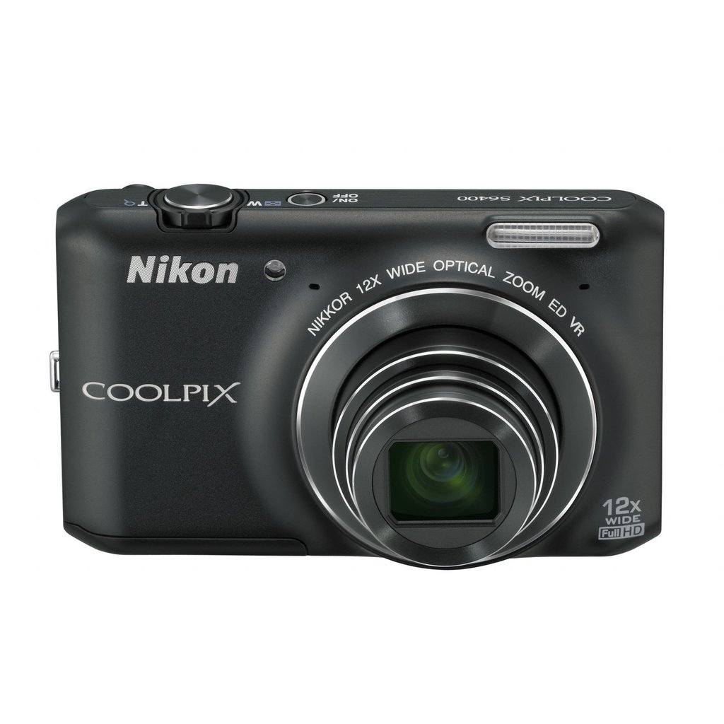 [used] Nikon Digital Camera COOLPIX S6400 Touchscreen LCD Optical 12x Zoom Smart Black S6400BK