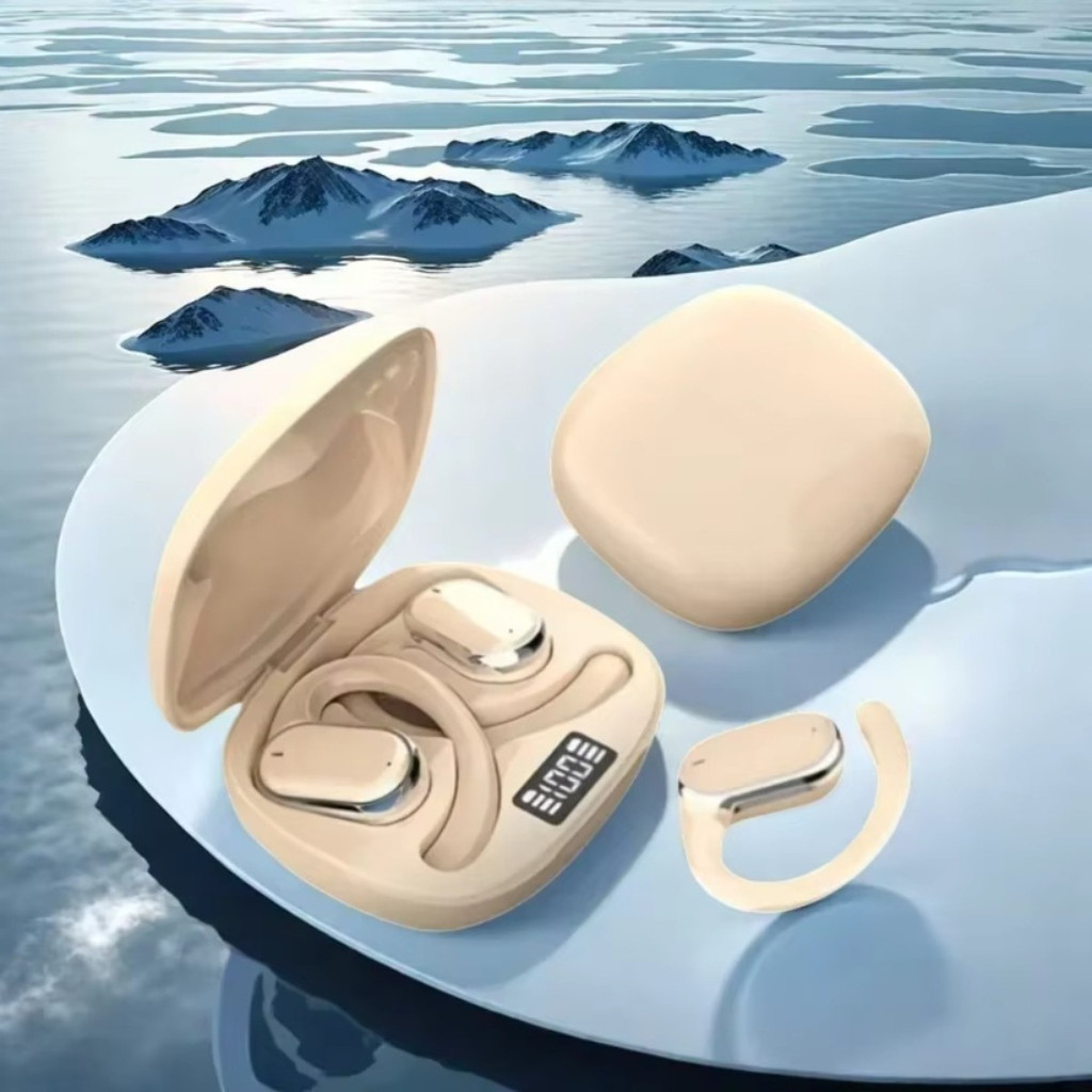 Fone de Ouvido Bluetooth X93 Sem Fio com Clipe Auricular e Estojo de Carregamento