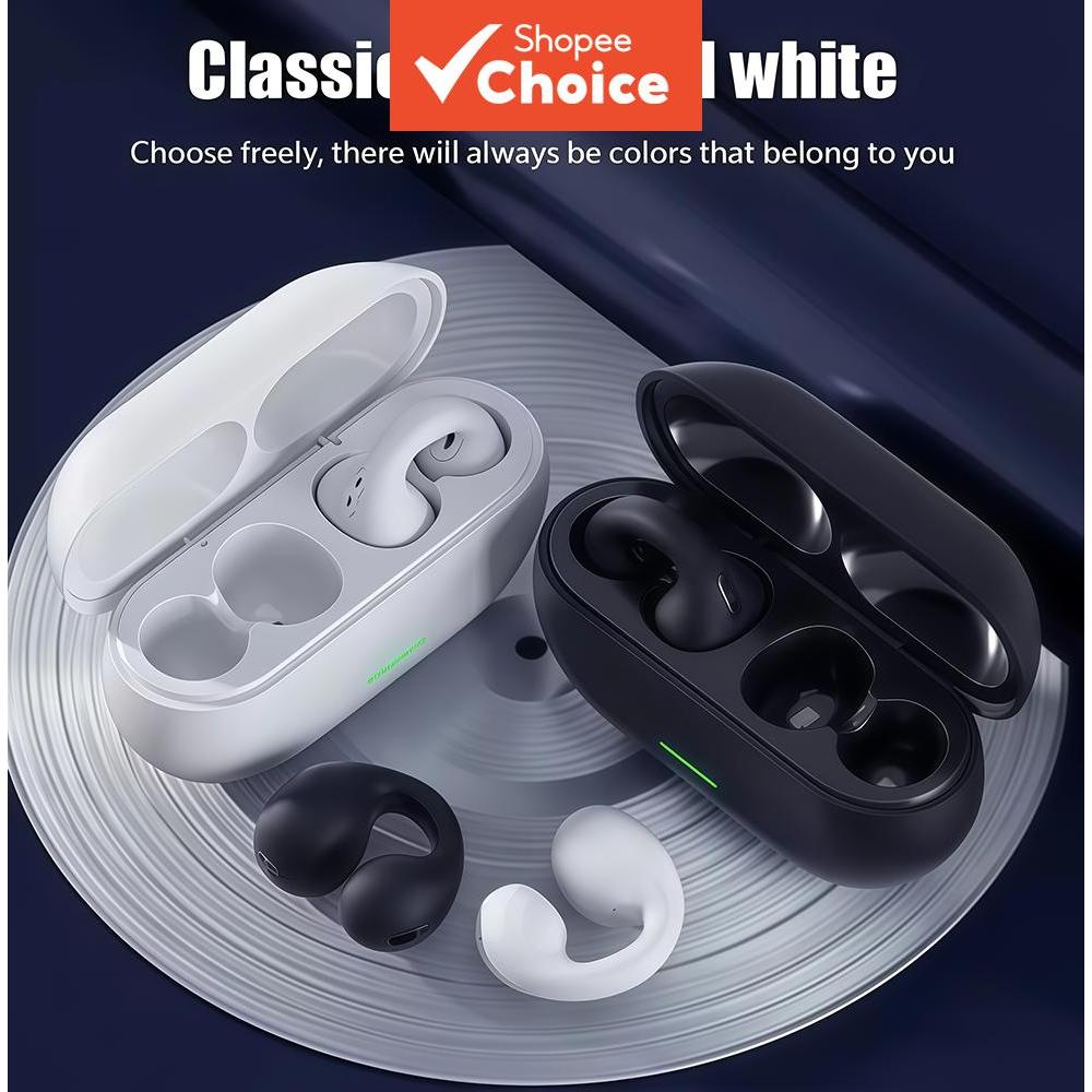T75 Fones De Ouvido Com Clipe De Orelha , Bluetooth , Sem Fio , Resistente À Água , 3D , Surround , Estéreo , Baixo , Es
