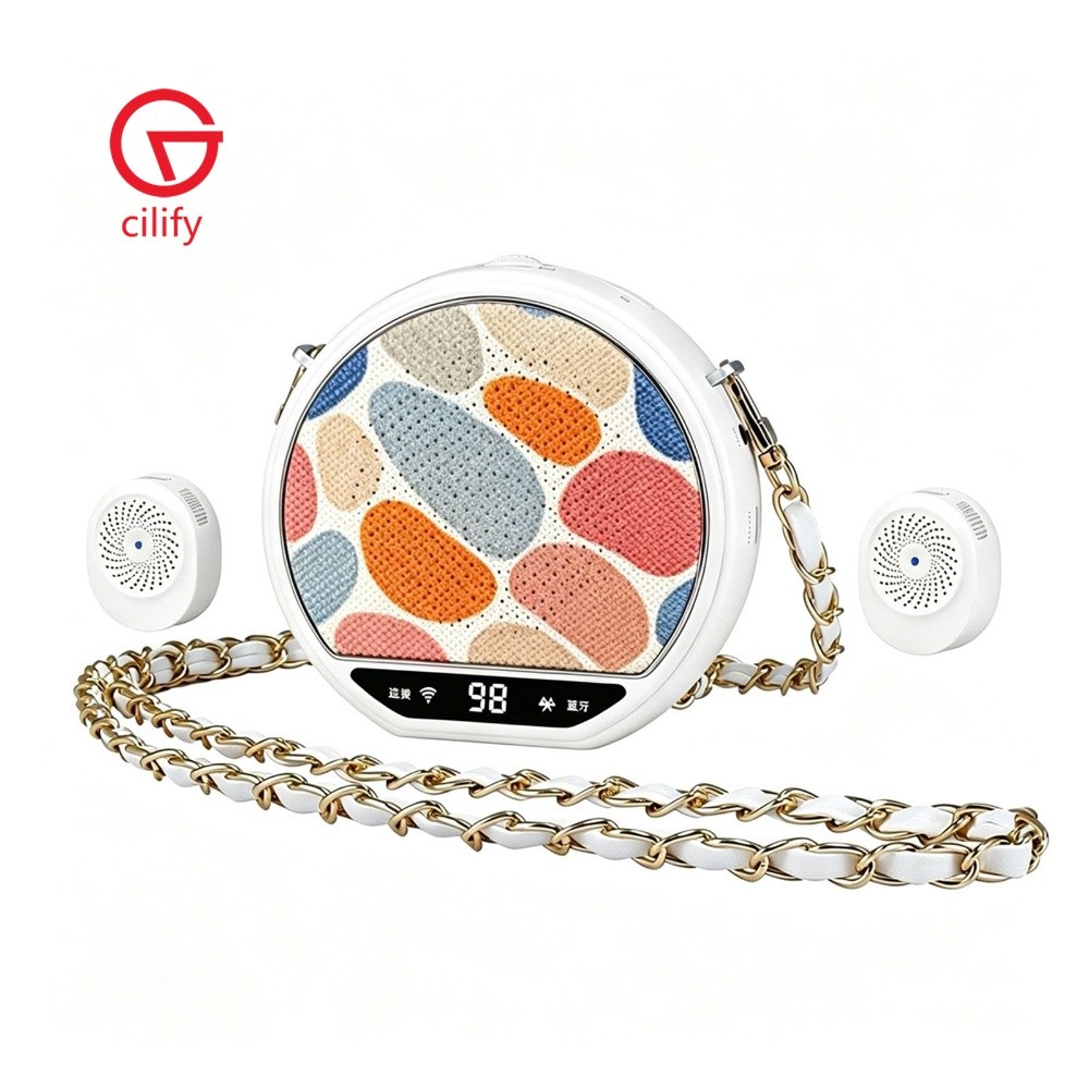 Amplificador De Voz Magnético Vestível Com Clipe , 10W , Compatível Bluetooth , USB 2000mAh