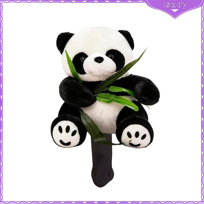 [Lszdy] Panda Golf Headcover Cute Driver Cover Capa Macia Para Taco De Golfe Artigos Esportivos Engraçados Funcionais Go