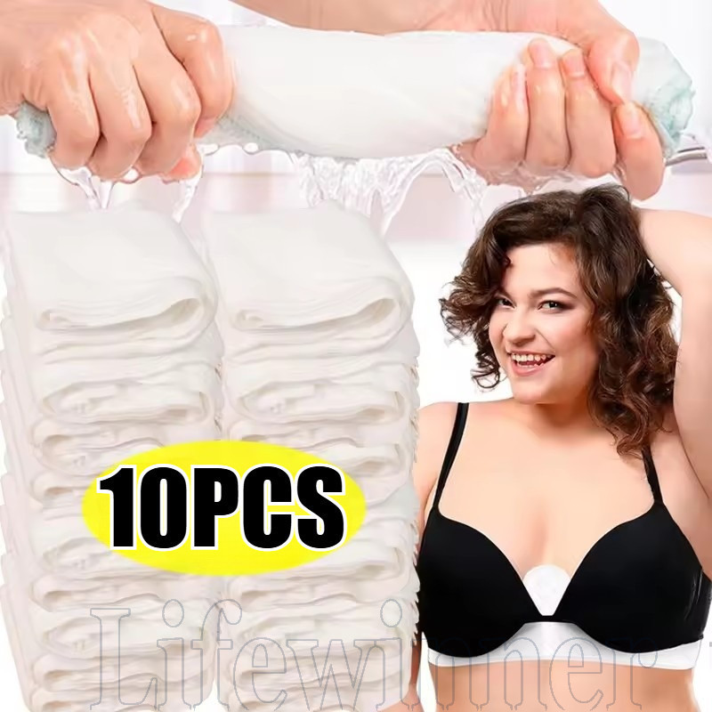 Almofada Abdominal Ultraabsorvente 3-10PCS Com Design Curvo | Tecido Não Respirável , Forro De Suor Descartável Para Con