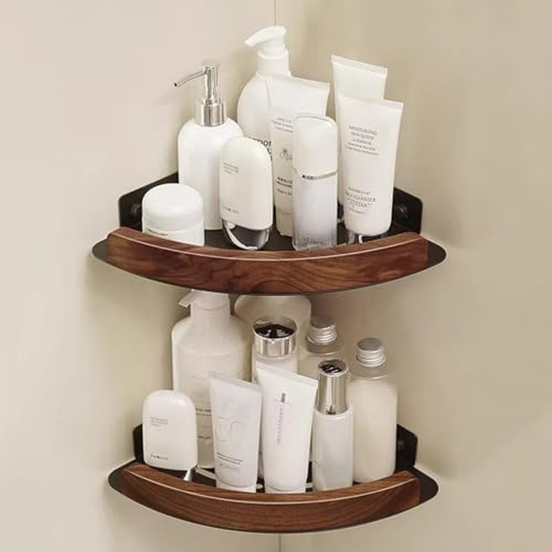Bathroom Corner Shelf, Wall-Mounted StorageKitchen, Utility Rack Stylish Shower Caddy, for Bedrooms, Kitchens and Sink U