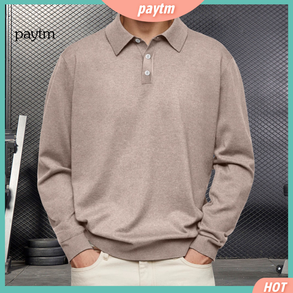 Men Outerwear Jacket Long Sleeve Shirt Men's Casual Button-down Loose Fit Turn-down Collar Pullover Solid Color Spring A