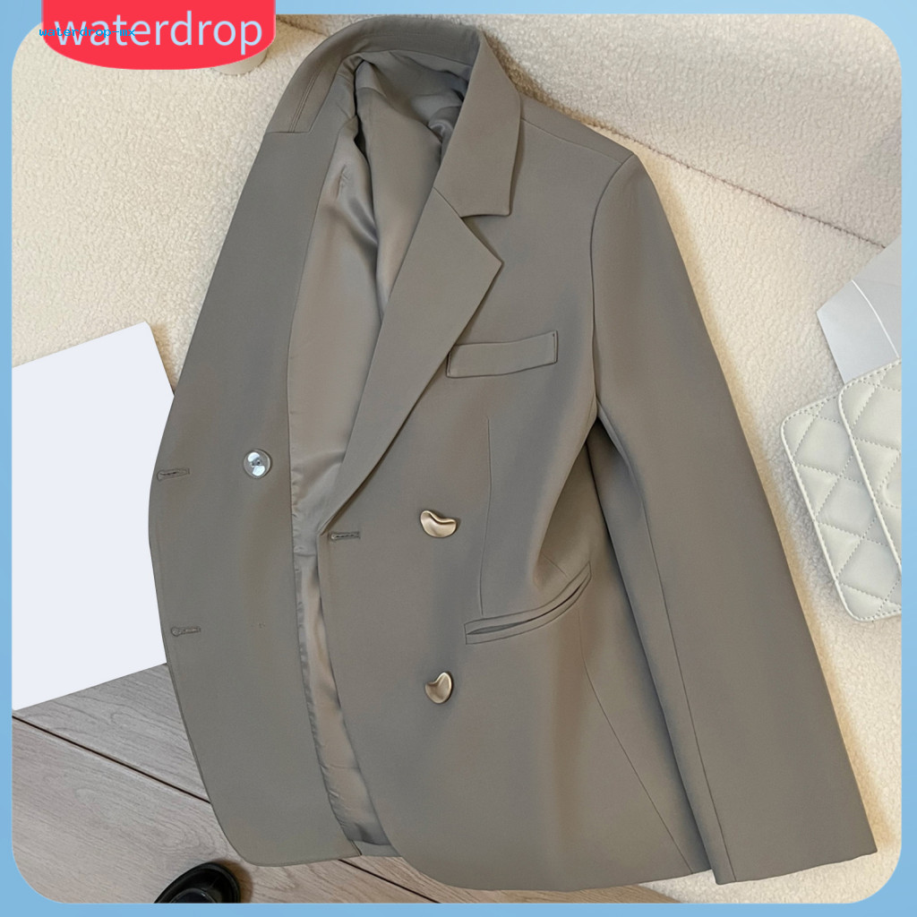 Women’s Casual Blazer Jacket for Office and Leisure Loose Fit Fashion Coat Spring Autumn Work Suit Stylish Female Oute