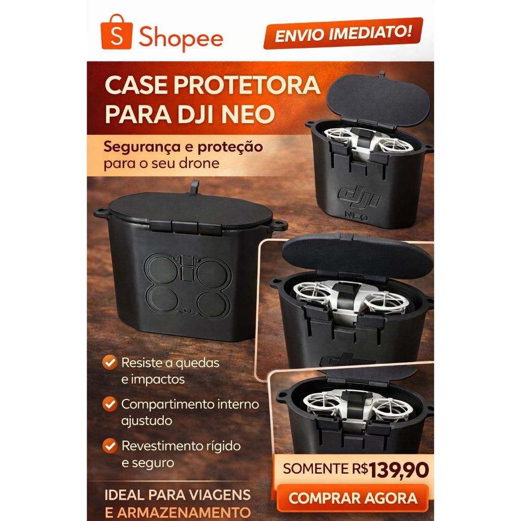 Case DJI NEO Rígida contra Impacto