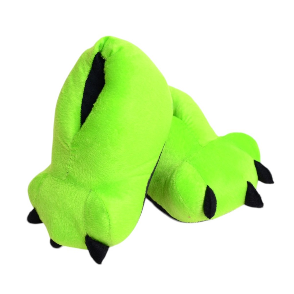 Pantufa de Frio Verde Claro Mike - Monstros SA Pata com Garras