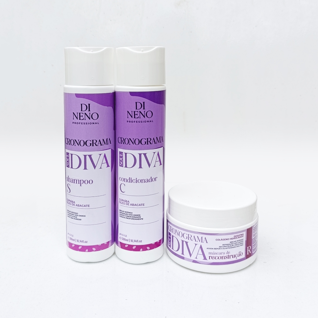 Kit Cronograma Reconstrução 3 Passos Soul Diva – Di Neno Professional