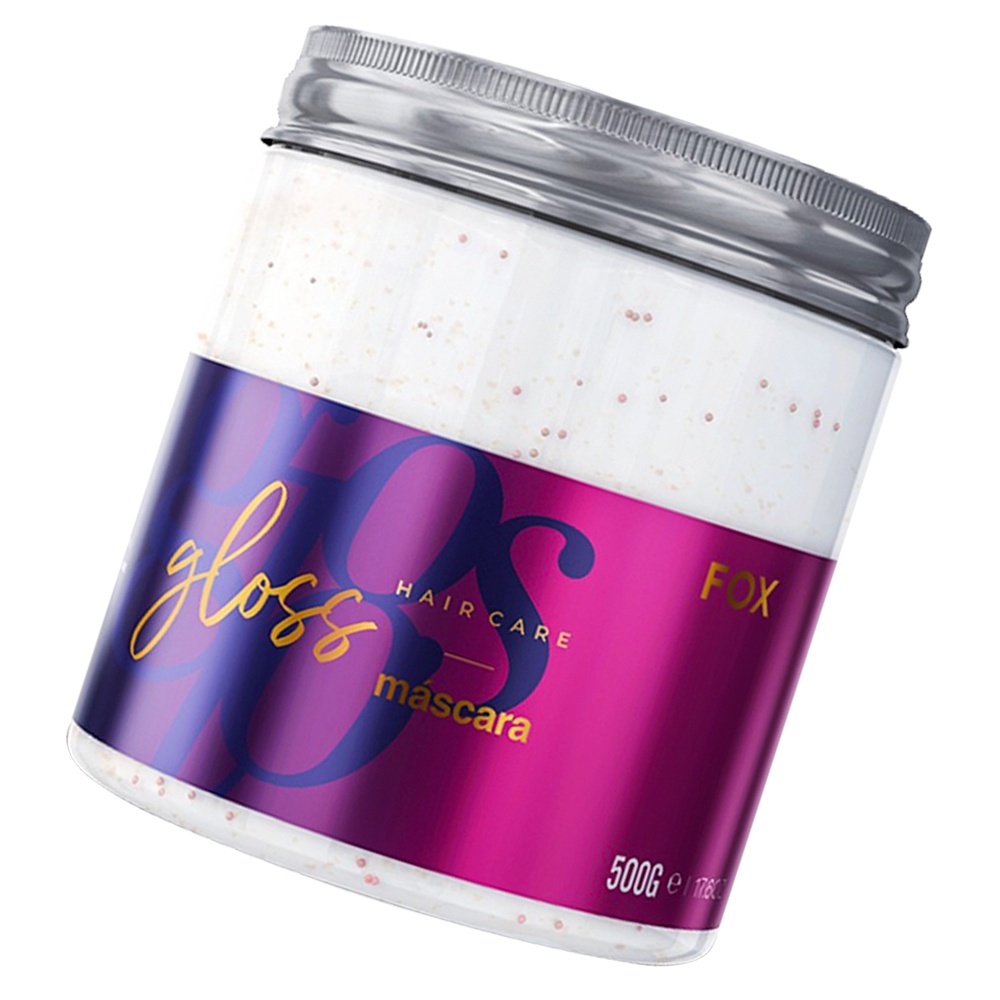 Mascara De Tratamento Hair Care Gloss Fox Professional 500g