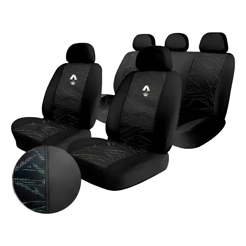 Capa Banco Carro Tecido Original Renault Sandero 2011 A 2017