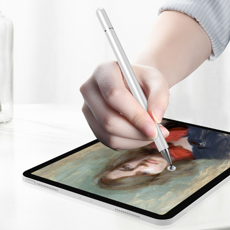 Caneta Touch Screen Ponta Fina Desenho IPad IPhone Android Alta Precisão Universal Design Grafico