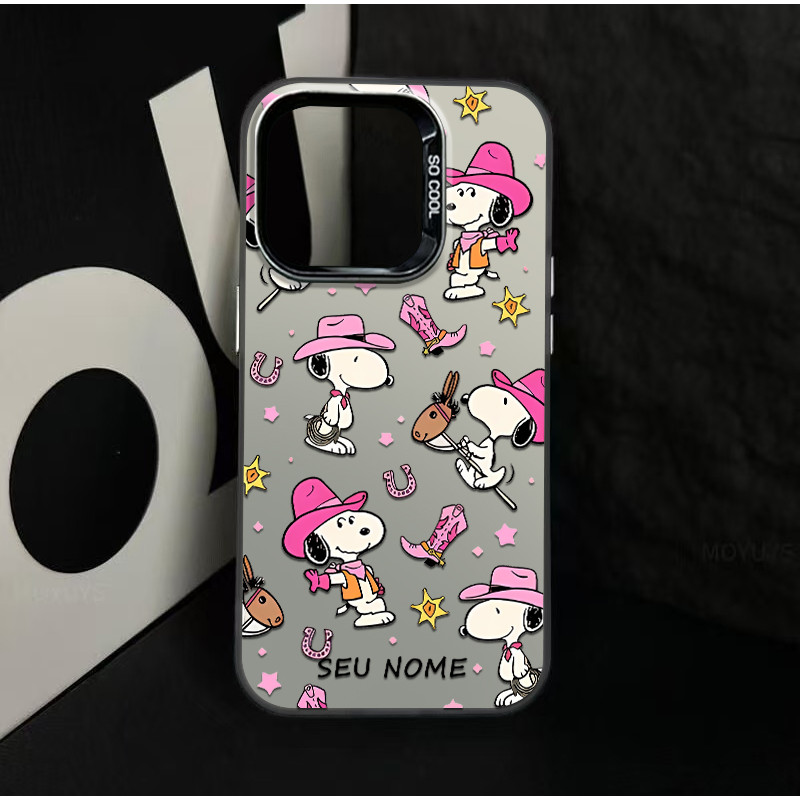 Capa de telefone Com Personalizada A vida diária de Snoopy Para iPhone 11 12 13 16 Pro Max X Xr Xs 7 8 Plus Case