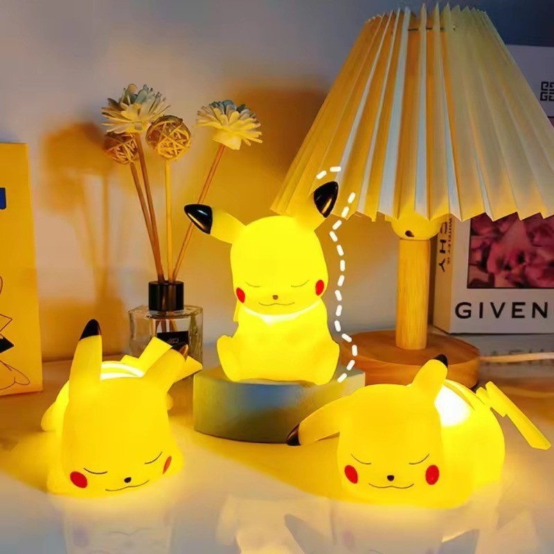 Bonito Pok é mon Pikachu Gengar Luz Noturna Brinquedo Personagens De Anime Quente Atmosfera Decoração Estilo Presente Da