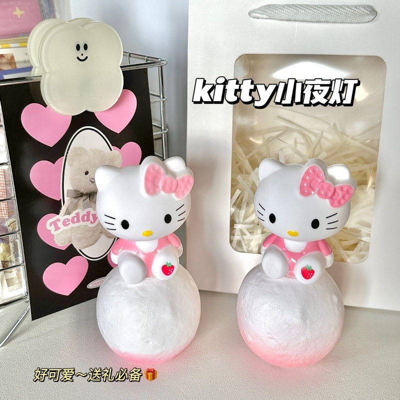 LED-Gatinho Luz Noturna Dormitório Menina Coração Bedhead Atmosfera Decoração Melhor Amigo Casal Presente De Aniversário